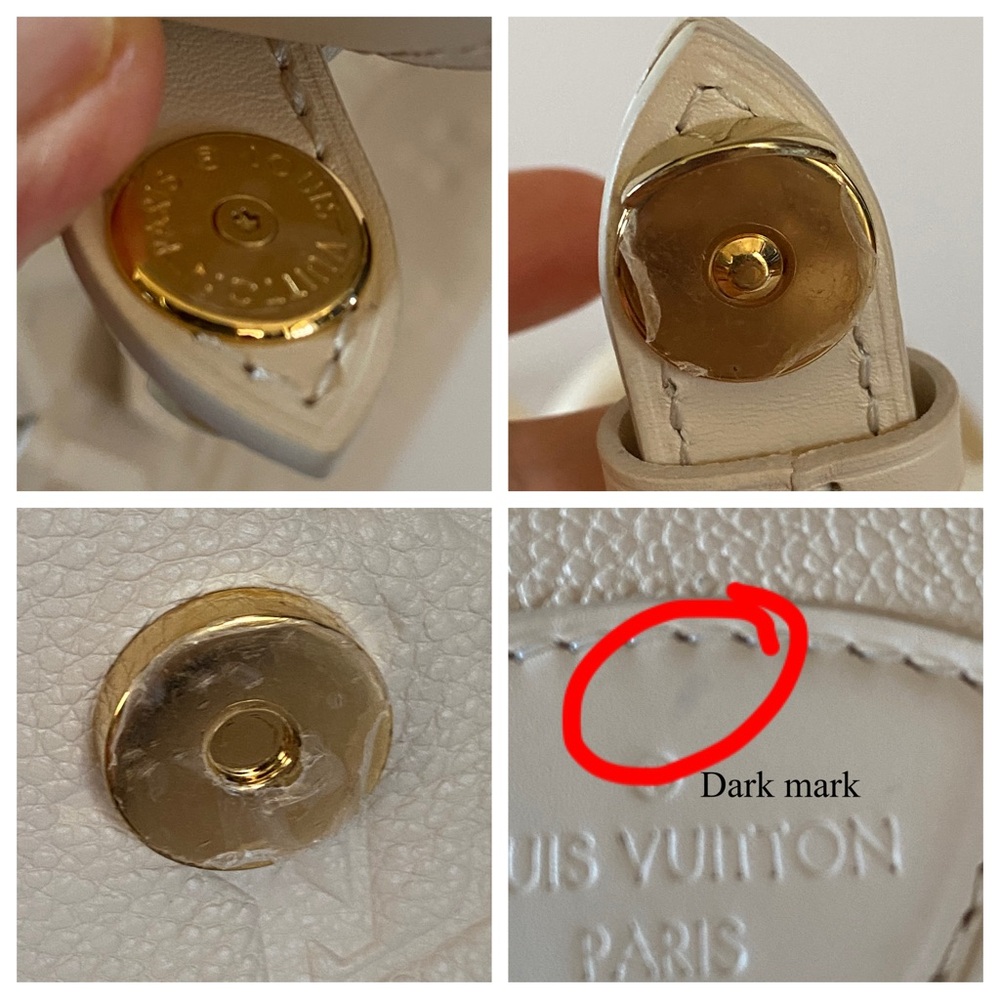 Louis Vuitton montsouris backpack 
❤️white empriente - Picture 13 of 17